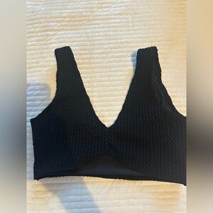 Montce Black Crotchet Bikini Top